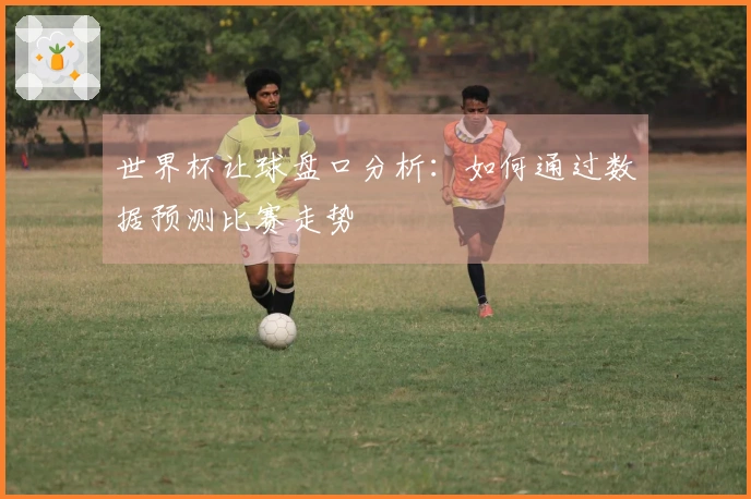 世界杯让球盘口分析：如何通过数据预测比赛走势