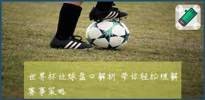 世界杯让球盘口解析 带你轻松理解赛事策略